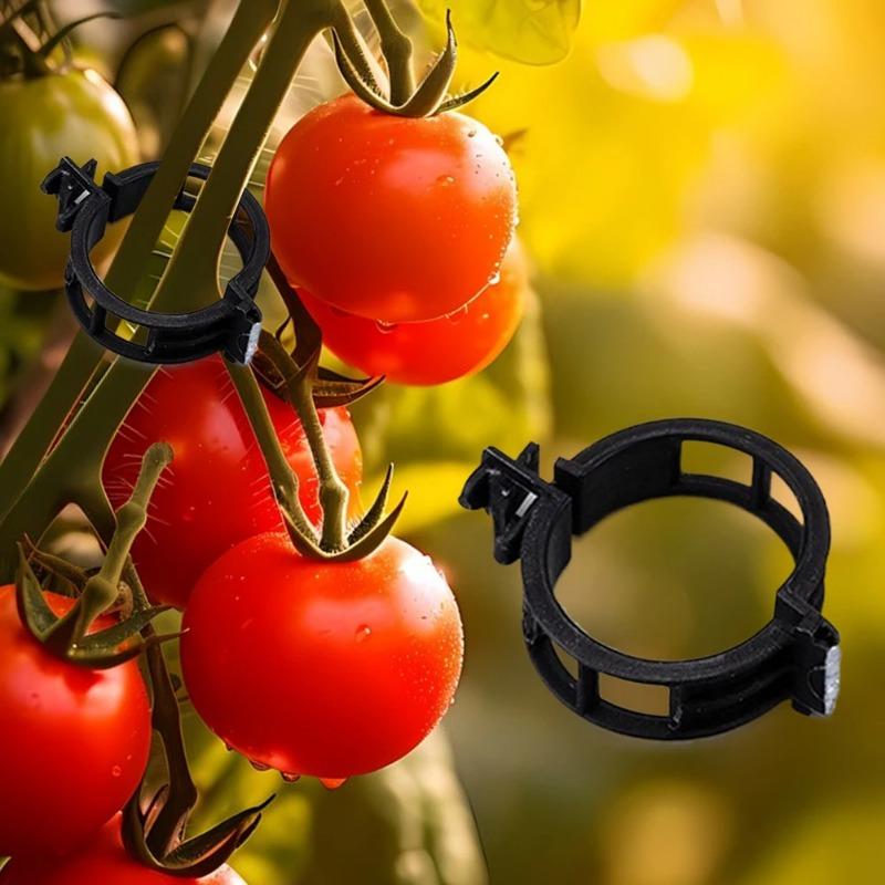 Reusable Plastic Plant Support Clips Garden Vine Strapping Fixing Clip for Climbing Tomato Grape Vegetables Stalk Holders Buckle