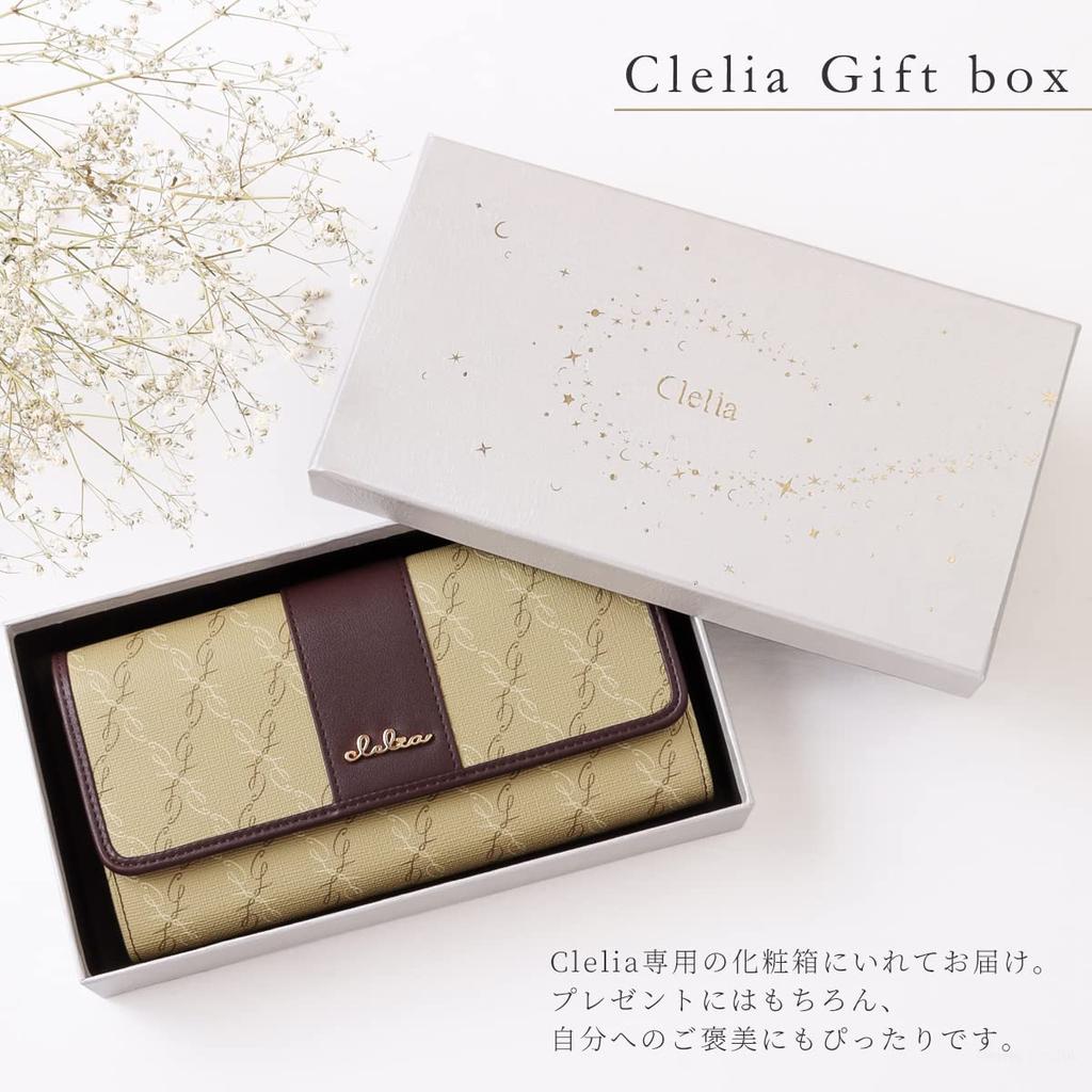 CLELIA Belle Series Long Large Opens Wide for Easy Access Women's Wallet, Capacity, (Midnight Black) [CL-18024]
