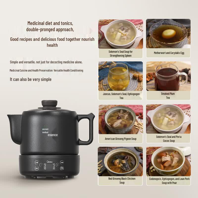 Midea 4L Automatic Herbal Medicine Pot CN plug (adapter included)
