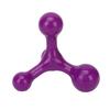 Back Muscle Massager 4 Balls Structure Deep Relaxing Neck Massage Tool for Neck Leg Purple