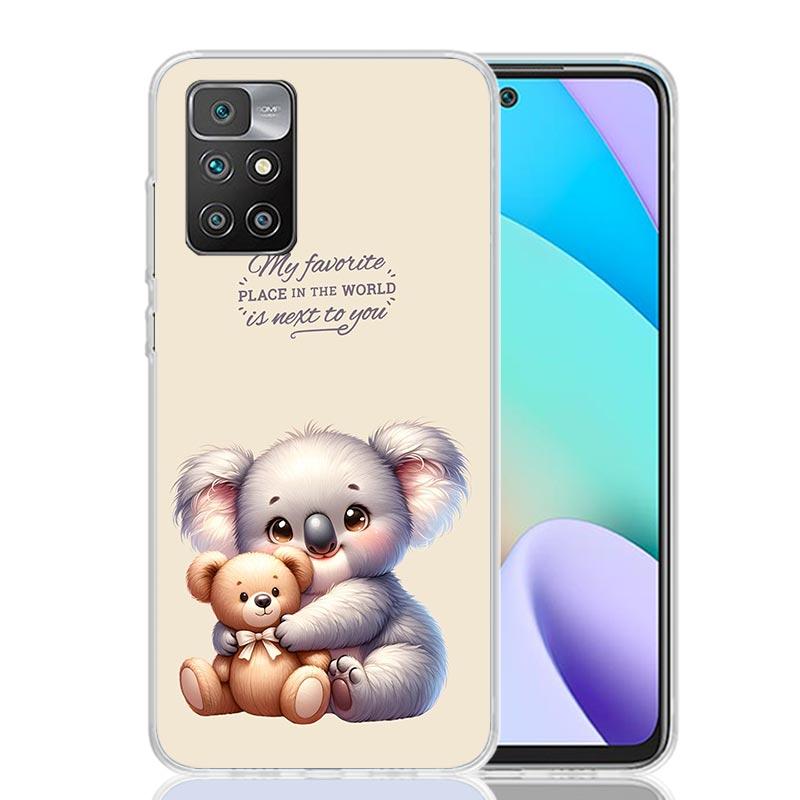 Koala Kawaii Cute Animal For Xiaomi Redmi 13C 13 12C 12 14C Phone Case 10 10A 10C 9 9A 9C 9T 8A 8 7A 7 6A 6 Pro K70 K60 K40 K20