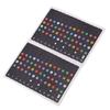 4PCS PVC Material Ukulele Chord Stickers Multi-color Ukulele Note Sticker  For Beginner