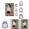 Charming Girls Back Pack Featuring Colorful Cartoon Patterns And Soft Breathable Fabric For Everyday Use