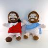 New Children Music Soothing Breathing Doll Jesus Plush Toy Sleep Companion Toy Sound and Light Doll Holiday Gifts for Kids