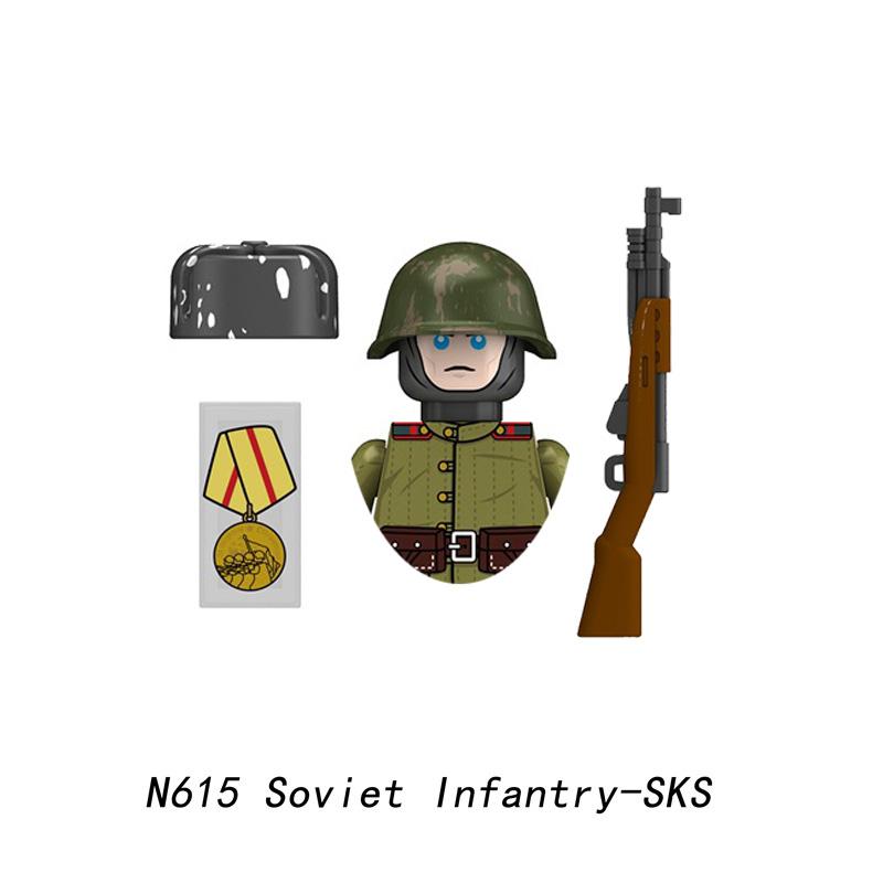 Мир игрушек Вторая мировая война Военные фигурки Мини-оружие Медаль Строительные блоки Подарки на день рождения для мальчиков