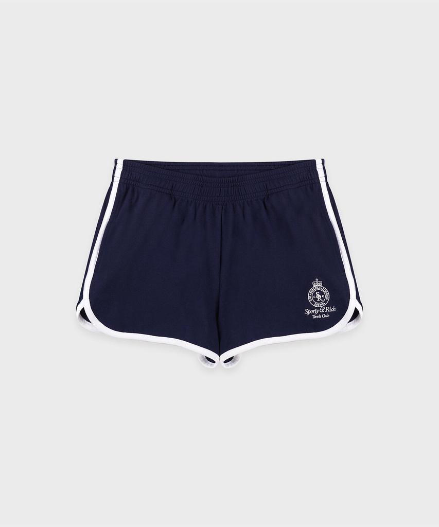SPORTY&RICH Crown Tennis Pique Shorts R255Aw7020