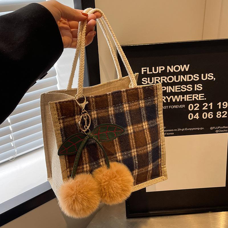 This Year'S Popular Lunch Box Bento Bag Women'S Shoulder Tote Bag Small Fresh Small Satchel Women