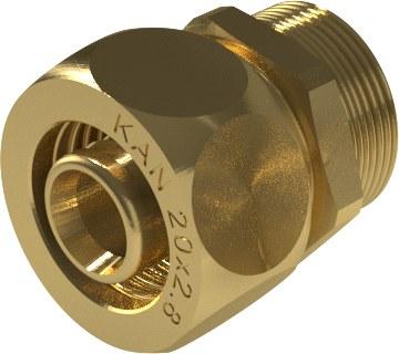 UltraLINE Brass Screwed Connector GZ - 16 G1/2"