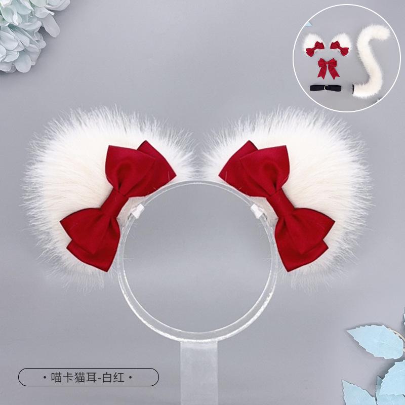 Sweet lolita cat ears headgear maid bow cos beast ears lo lady headgear lolita cat ears hairpin