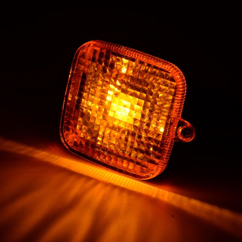 1 Pair 12V Orange Lens Turn Signal Indicator Winker Light Fit for Honda CT110 Postie Bikes 1993-2008 2009 2010 2011 2012 2013