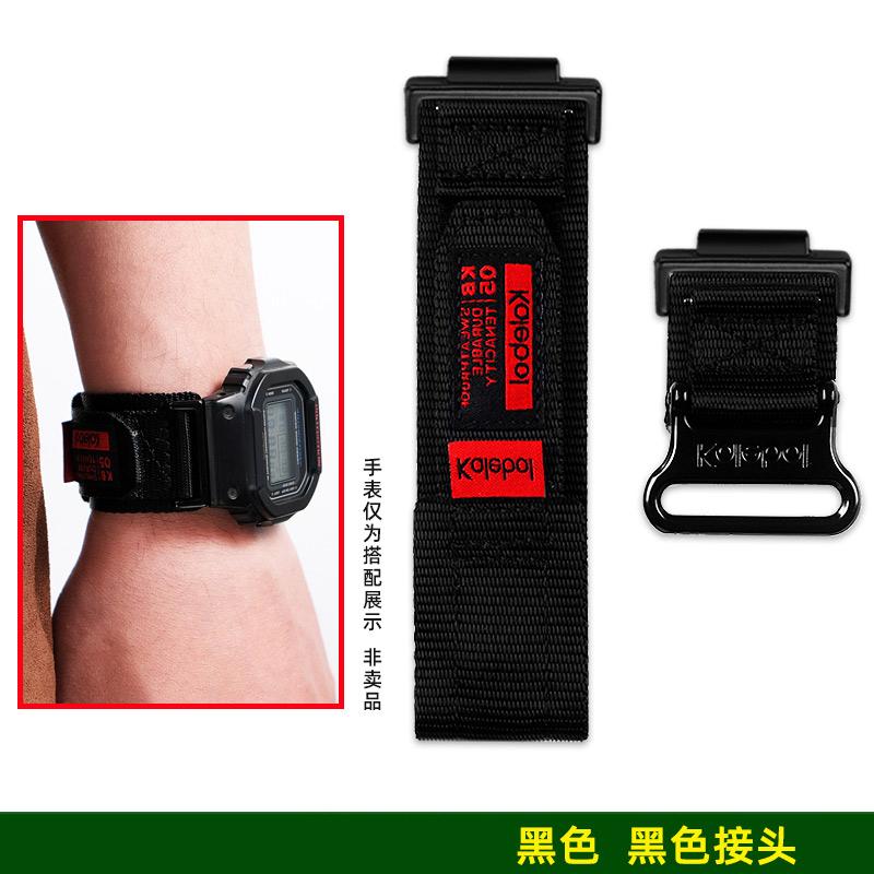 DW5600 GW-M5610 DW-6900 GW-B5600 Nylon Canvas Strap For Casio GA2100 GM2100 Modified Watch Band Men's Outdoor Sports Wristband