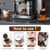 6Pcs Nespresso Coffee Capsulas Stainless Steel Reusable Nespress Coffee Capsule Refillable Coffee Filters Cup with 100 Foil Lids