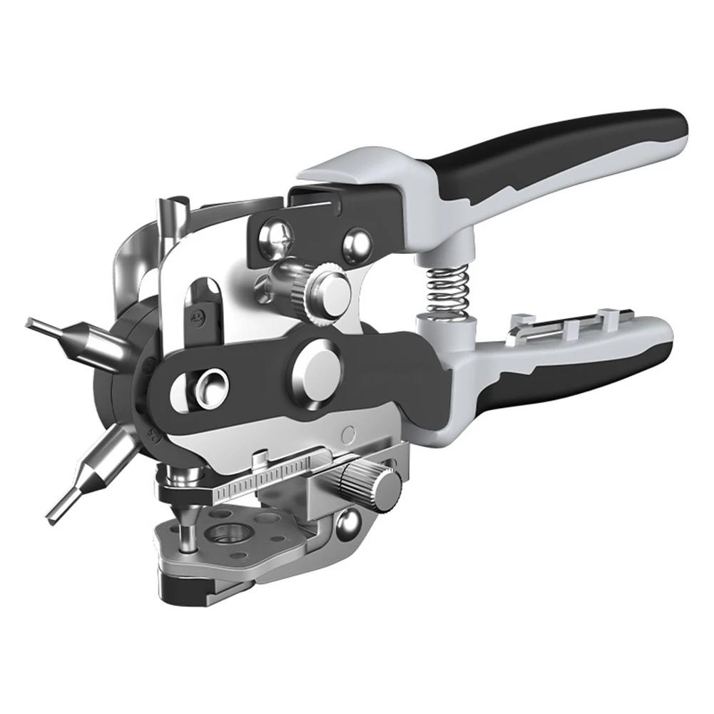 Leather Hole Punch Leather Tools Multifunctional Belt Puncher Household Punching Tool Handhold Belt Hole Puncher Crafts Tool
