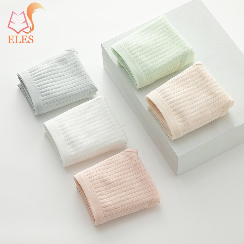 Dámské spodní prádlo Bavlna Krásné kalhotky se středním pasem Mladá dívka Antibakteriální kalhotky Jednobarevné Dospívající intimní prádlo