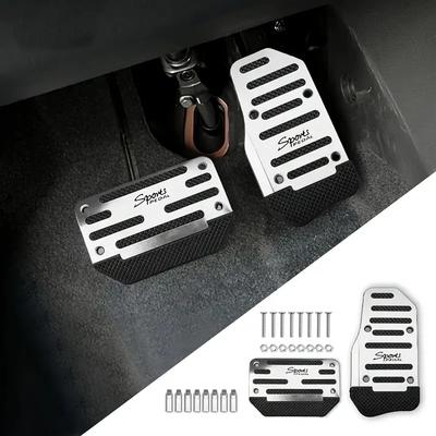 2 Pcs Non-Slip Automatic Gas Brake Foot Pedal Pad Cover Car Auto Accessories High Quality Pedal Brake Tool Universal