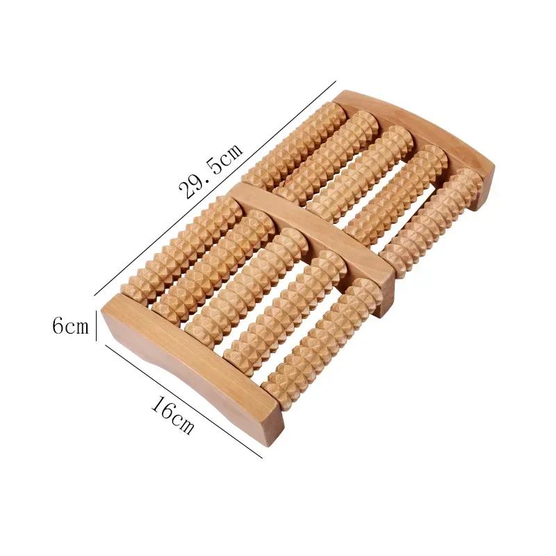 Wooden Foot Roller Wood Care Massage Reflexology Muscle Relax Relief Massager Spa for hand massage household foot massager Care