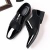Men Dress Shoes For Men Oxfords PU Leather Shoes Lace Up Formal Black Leather Wedding Party Shoes Casual Luxury Brand Men's 2023