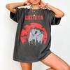 Streetwear Womens Cute Art Japanese for Cat Lover Catzilla TShirt Unisex Oversized Cotton Tee Casual Harajuku Summer Top Clothing