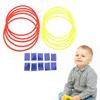 Outdoor Ring Game with 10Pcs Rings Connectors 28cm Improved Balance Enhanced Coordination Ring Game 