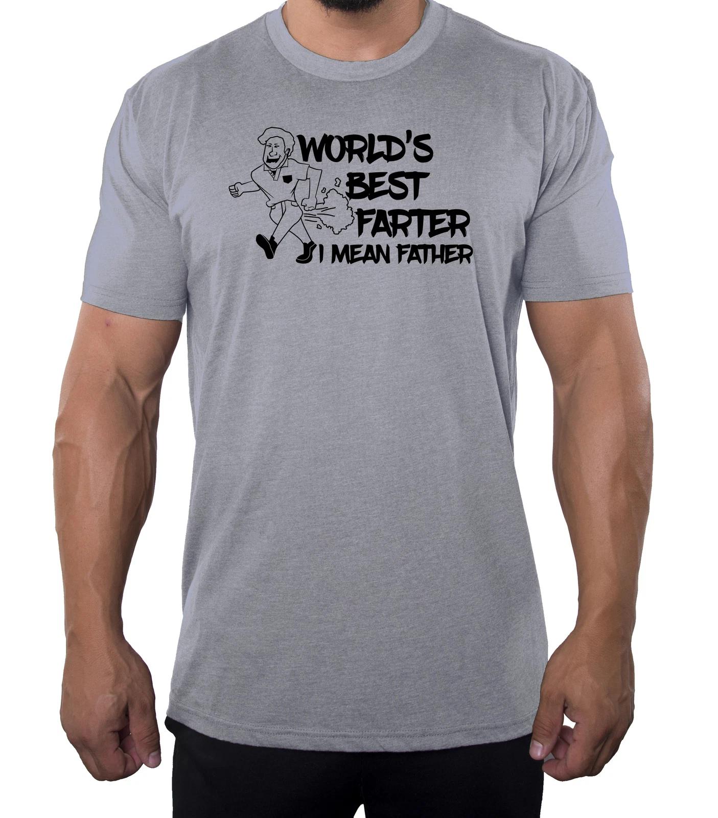 Men s Worlds Best Farter I mean Father T-Shirts, Funny Dad T-Shirts 2XL