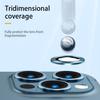 Stereometric Ultra-thin Anti-scratch Lens Phone Rear Protector Cell Phone Glass Lens Tempered Cover Film for iPhone