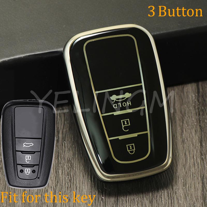 Shell Bag Car Remote Key Case Cover Protect For Toyota Prius Camry Corolla Chr C-Hr Rav4 Altis Land Cruiser Prado Avalon