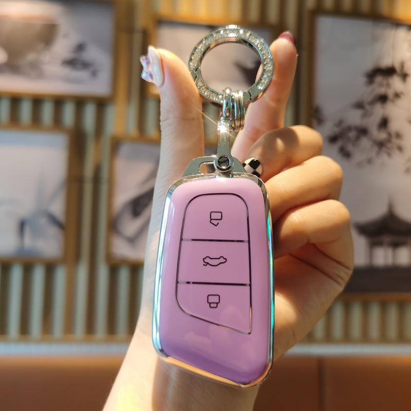 Chery QQ Ice Cream & Sundae Edition Key Cover for Little Ant Pro/EQ1/Arrizo 5/E3 with Snap Button Set.