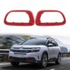 1 para Samochodowa Ramka Dekoracyjna Przedniego Zderzaka Angel Eyes Refit Dla Citroen C5 Aircross 9817829477 9817829377 Czerwony