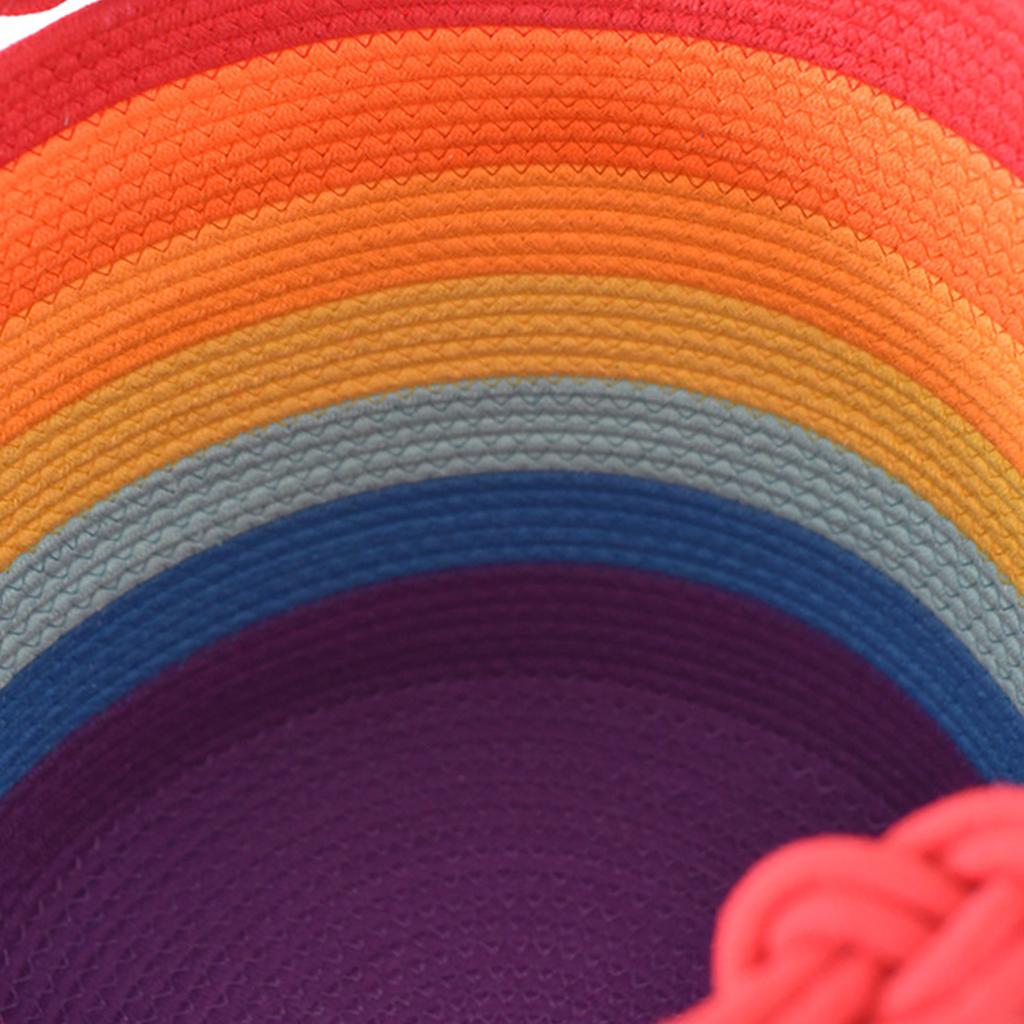 Bunter Baumwollseil Aufbewahrungskorb Handgefertigte Körbe Aufbewahrungsbox Praktische Aufbewahrungskörbe für Bürobedarf