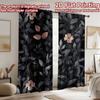 2D flat Photography Backdrop Background cloth Dark Floral Leaves 100% Polyester Festive Holiday Perfect for Suitable for