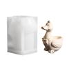User Friendly Silicone Mold Duck Shape Plant Pots Resin Casting Produces Detailed Containers Candle Stands Clear Finish
