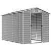 VidaXL Garden Shed, Tool Shed with Handles, Tool Shed with Sloping Roof, Patio Storage Shed, Grey 3188244