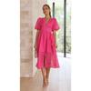 European And American Style Summer New Style Ladies Multicolor Lantern Sleeve Dress Casual Party Dress Women