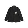 MLB New York Yankees Solid Color Single-Breasted Suit Unisex suit Black 3AJK01014-50BKS
