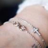 18K Gold Stainless Steel Infinity Symbol Bracelet for Women