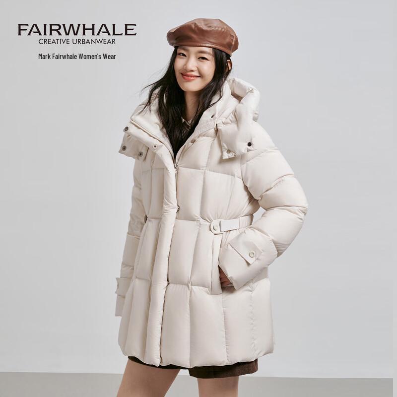 

Mark Fairwhale Women s Mid-Length Goose Down Padded Jacket L