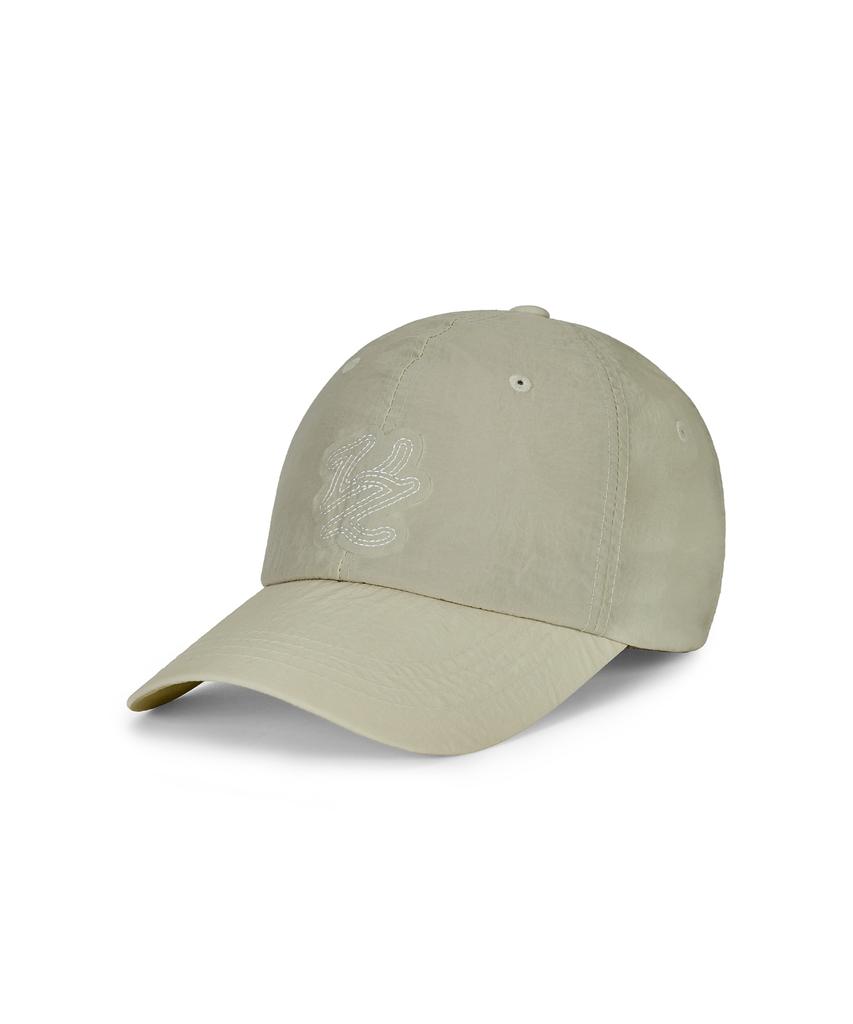 Bajal Flow Vz Nylon Stitch Patch Ball Cap Khaki