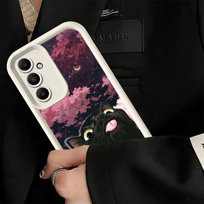 Handyhülle für Samsung Galaxy A17 A16 A15 A14 A13 Katze Niedliches Kätzchen Cartoon A56 A36 A26 A55 A35 A25 A54 A34 A24 A53 A33 A23 A07 A0