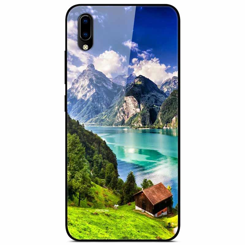 Für vivo V17 Hüllen V17 Pro Gehärtetes Glas Harte Rückseite Für Vivo V15 Pro Handyhülle Coque Für Vivo X50 Pro Lite Hülle X 50Lite