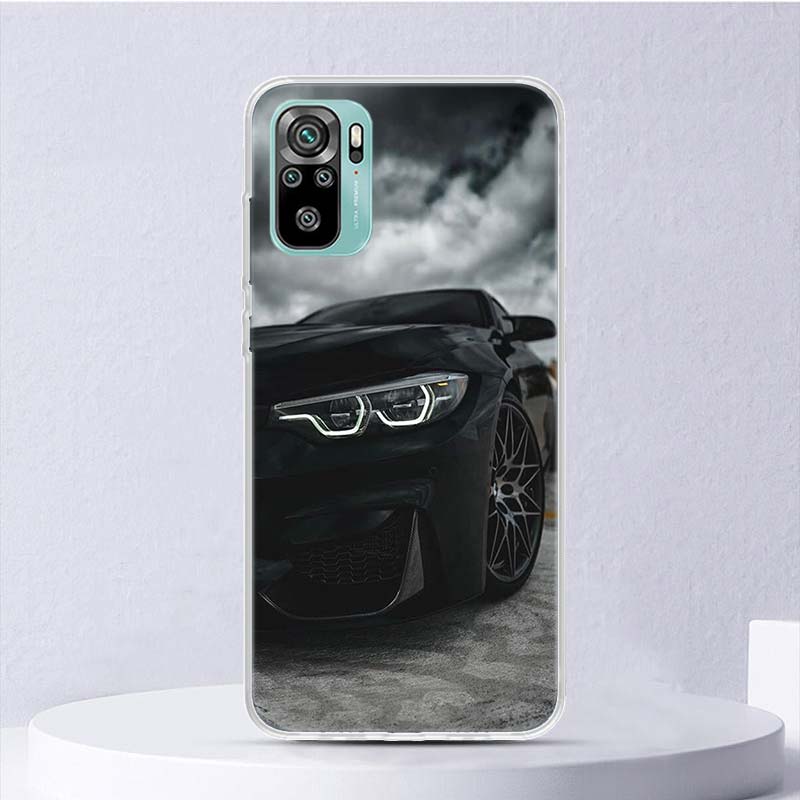 Blue Red Car M3 M4 Soft Case For Xiaomi Redmi 10 10A 10C 9 9A 9C 9T Phone Cover 8 8A 7 7A 6 6A S2 K20 K40 Pro 10X Funda Coque