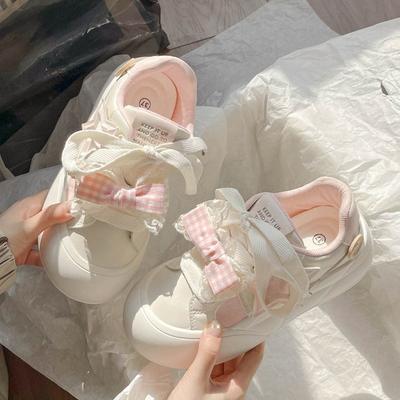 Nieuwe Dikke Zool Board Schoenen voor Dames Veelzijdige Brood Schoenen