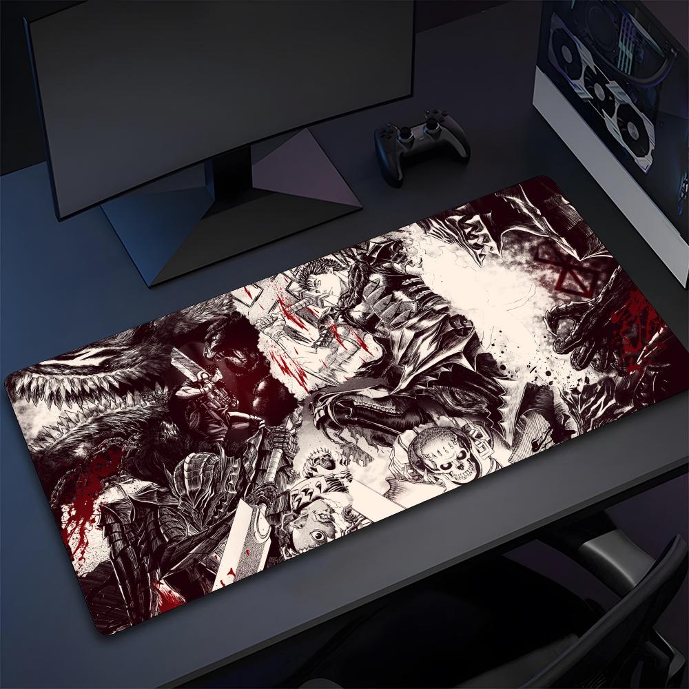 Anime Berserk Mouse Pad High Quality Natural Rubber Mouse Pad The Most Professional Washable Laptop Mouse Pad