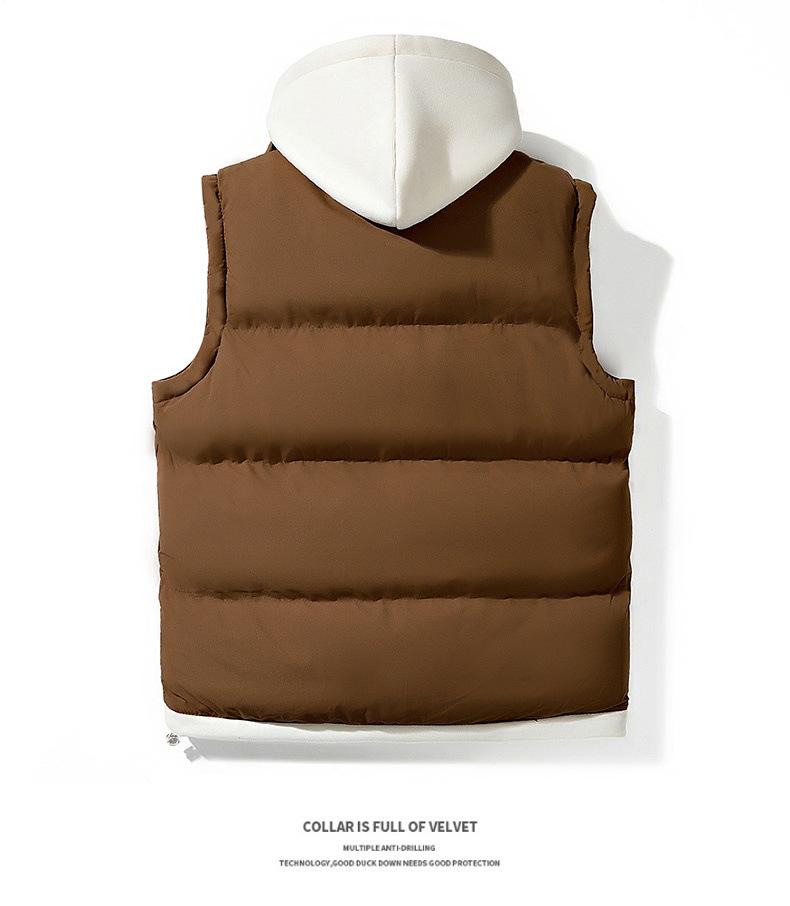 Graphene Unisex High-Quality Cotton Vest Jacket - Fake Two-Piece Design