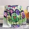 1Pc Alien Earth Print Flannel Blanket, High quality Comfortable for All Seasons, Home Decor, Warmth and Comfort, Perfect for Christmas Gifts
