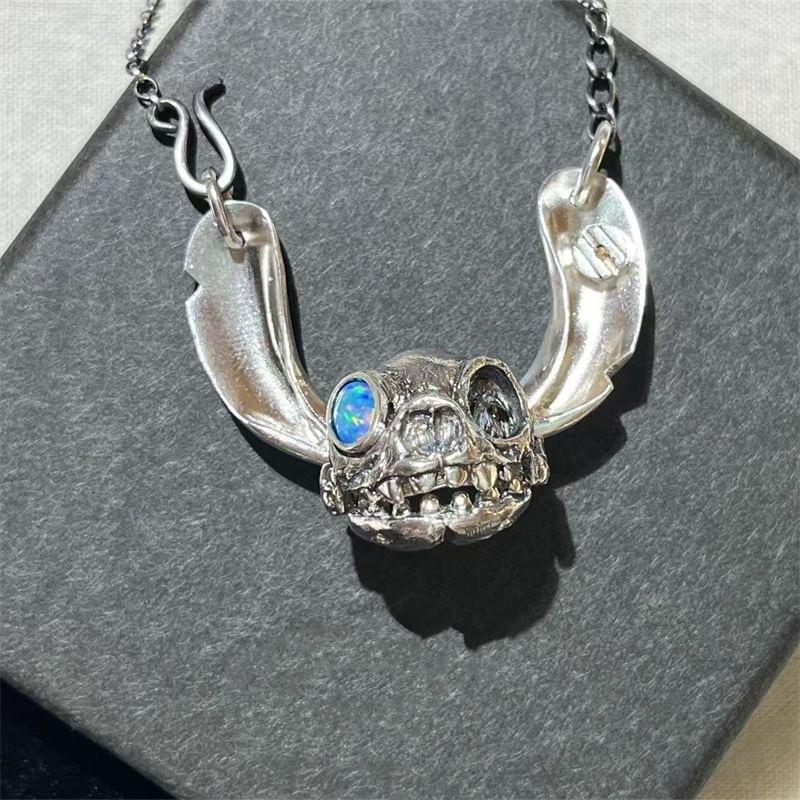 Lilo und Stitch Süßer Stern Charakter Halskette Anhänger Vielseitiger Stitch Anhänger