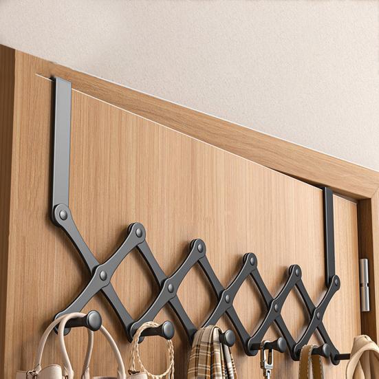 Door Hook Durable Construction Strong Load-bearing Retractable Design Simple Installation Towel