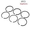 6Pcs Air Compressor Piston Ring Kit Oil Ring Air Pump Accessories Metal Pneumatic Parts Piston Ring 48mm 50mm 51mm 55mm