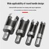 Carbon Steel Cork Cutter Woodworking Drill Bit for Enlarging Holes, Cylindrical Tenon, and Wood Plug with Round Shank
