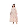 2025 Middle East Women clothes Morocco Long sleeve New Print Sequins Big Hemline Arabic Robe Dress Dress
