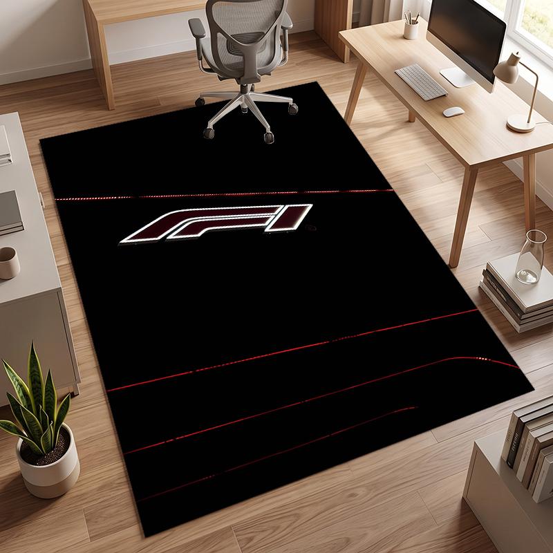 F1 (32) Personalisierter Name Büro Teppich Stilvolle Dekoration für Wohnzimmer Schlafzimmer Küche